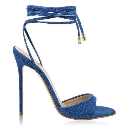 Lace ups sandals Jolie jeans Woman – Identità Shoes