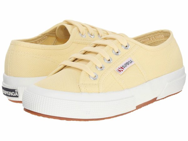 pale yellow shoes