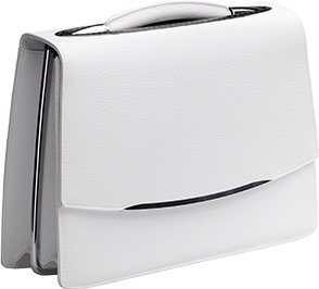 white briefcase