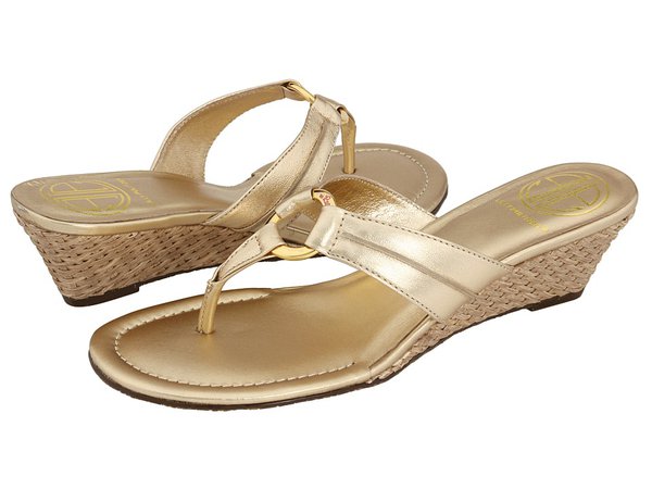 Lilly Pulitzer - Mckim Wedge (Gold Metallic) Women's Sandals