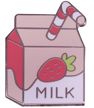 strawberry milk pin