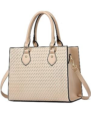 Amazon.com: CHICAROUSAL Crossbody Purses and Handbags for Women PU Leather Tote Top Handle Satchel Shoulder Bags (Bzi Khaki) : Clothing, Shoes & Jewelry