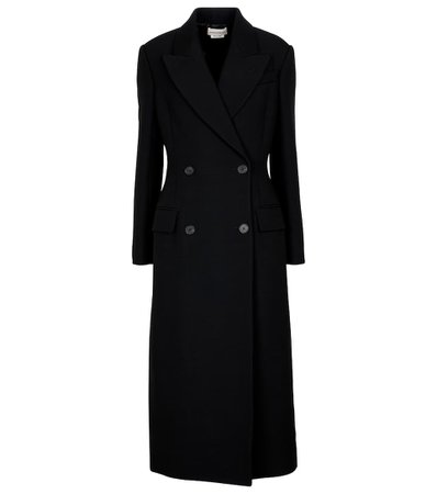 Alexander McQueen - Double-breasted wool-blend coat | Mytheresa