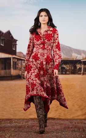 Bonanza Cotton Midi Dress By Lena Hoschek | Moda Operandi