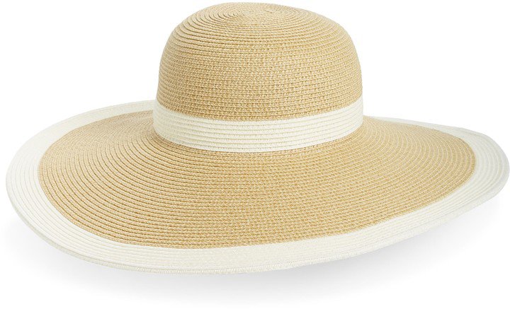 San Diego Hat Sand Diego Hat Stripe Floppy Straw Hat