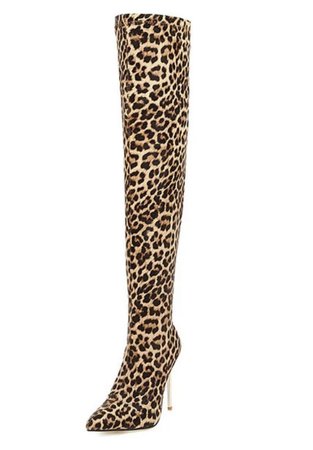 cheetah print boots $300