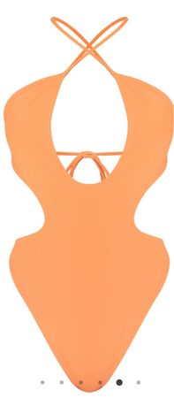 orange swimsuit