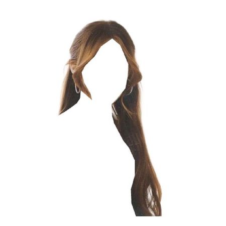 long straight brown hair curtain side bangs
