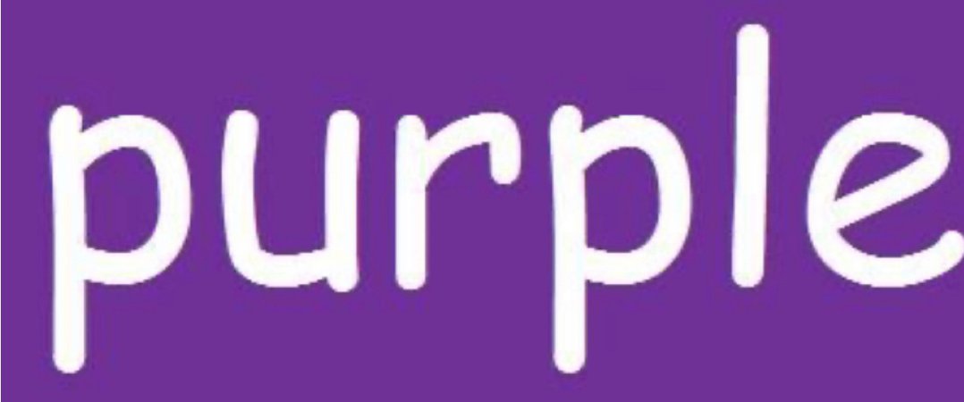 word purple