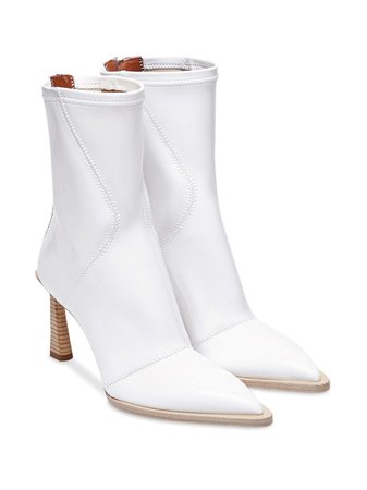 Fendi FFrame Structured Heel Ankle Boots - Farfetch