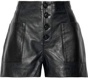 Nirel Leather Shorts