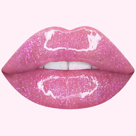 Juicy Cherry Pink Iridescent Shiny Liquid Lip Gloss - Lime Crime