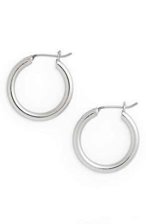 Halogen® Small Endless Hoop Earrings | Nordstrom