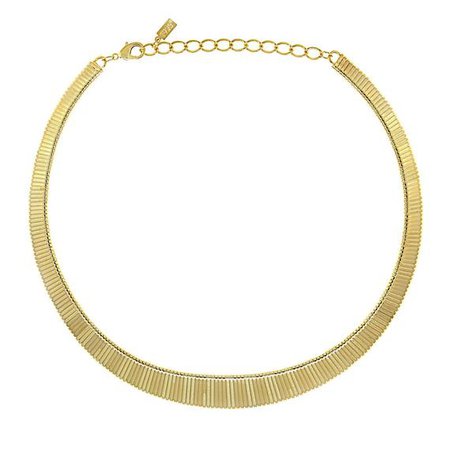 14k Gold Dipped Collar Necklace