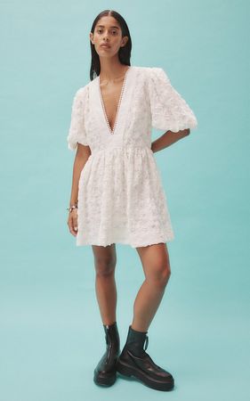 Iggy Embroidered Cotton Mini Dress By Alémais | Moda Operandi