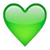 green heart emoji iphone - Google Search