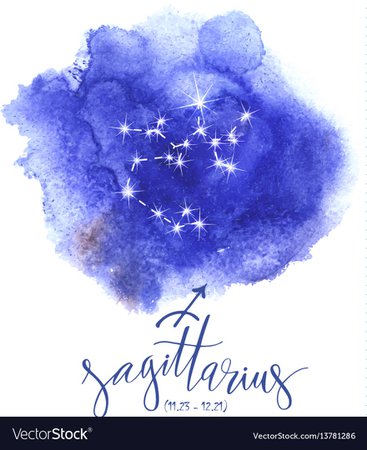 Astrology sign sagittarius Royalty Free Vector Image