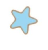 cute blue star