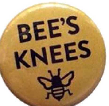 bee’s knees button