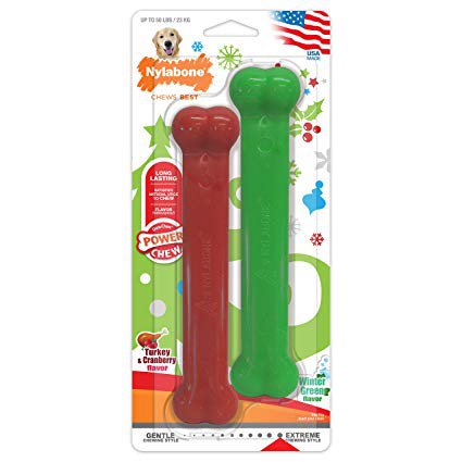 Pet Supplies : Nylabone Power Chew Holiday - Tough Chew Toys for Dogs Turkey Giant : Amazon.com