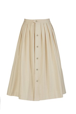 Giovanna Stretch Cotton Skirt by Giuliva Heritage Collection | Moda Operandi