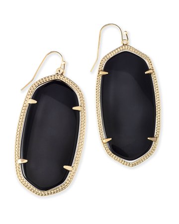 Danielle Gold Drop Earrings in Abalone Shell | Kendra Scott