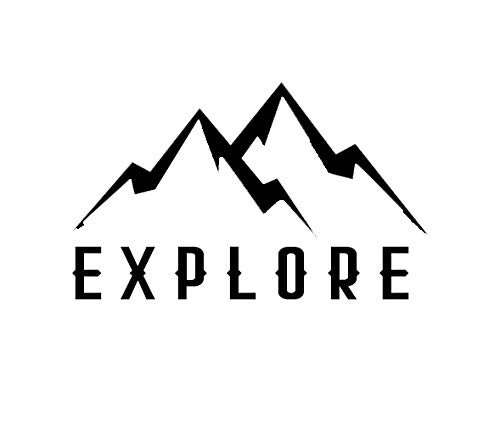 Amazon.com: Explore Mountain Sticker: Handmade