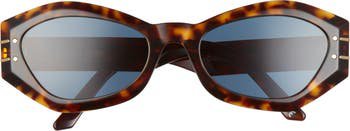 Diorsignature 55mm Butterfly Sunglasses | Nordstrom