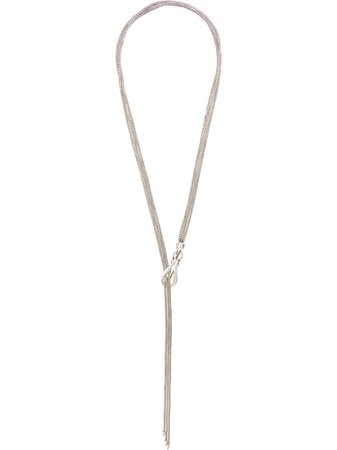 Shop silver John Hardy Asli Link Lariat necklace with Express Delivery - Farfetch