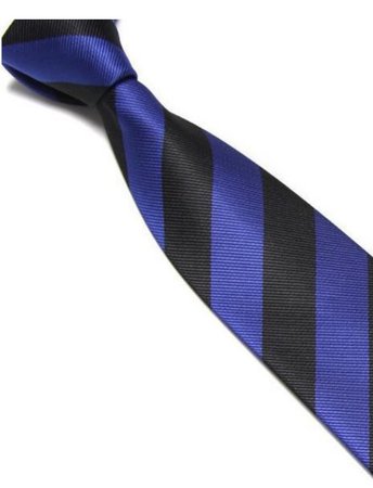 black and blue tie