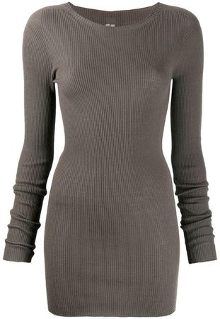ribbed round neck top