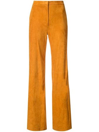 yellow trouser bottoms