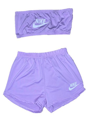 Lavender Nike Short Set