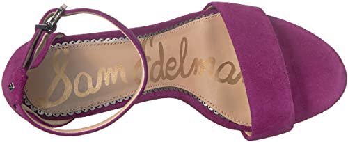 Amazon.com | Sam Edelman Women's Yaro Heeled Sandal, Purple Plum, 10.5 M US | Heeled Sandals