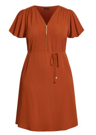 brown Avenue dress