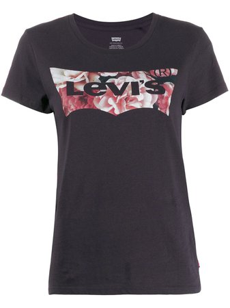 Levi's Floral Logo Print T-shirt - Farfetch