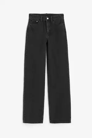 Wide Ultra High Jeans - Black - Ladies | H&M CA