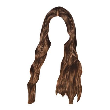 long wavy brown hair small side braids hairstyle