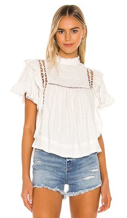 Free People Le Femme Tee in Ivory | REVOLVE