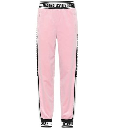 Stretch cotton trackpants