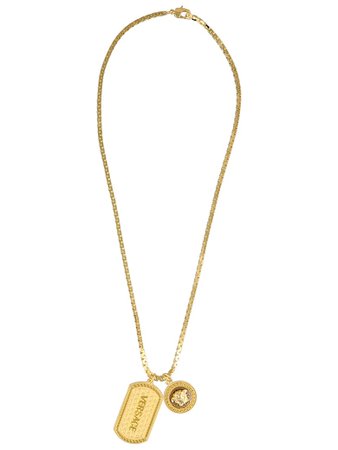 Versace Versace Medusa Necklace With Tag - Gold - 11211023 | italist