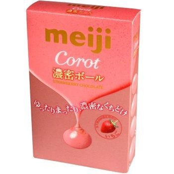meiji chocolate 🍫 strawberry
