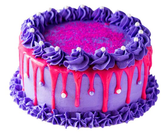 purple pink cake