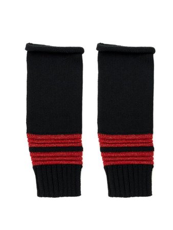 Shop black & red Andrea Bogosian Ruppert fingerless gloves with Express Delivery - Farfetch