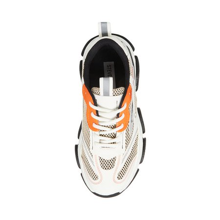 POSSESSION Grey/White Platform Sneaker | Women's Lace Up Sneakers – Steve Madden