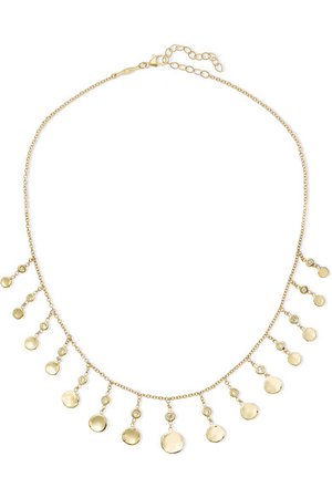 Jacquie Aiche | 14-karat gold diamond necklace | NET-A-PORTER.COM