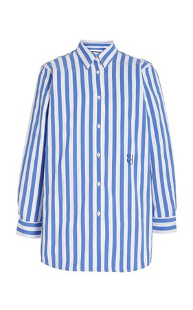 Buoy Striped Poplin Shirt By Yaitte | Moda Operandi