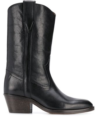 Isabel Marant Danta Cone-Heel Boots Ss20 | Farfetch.com