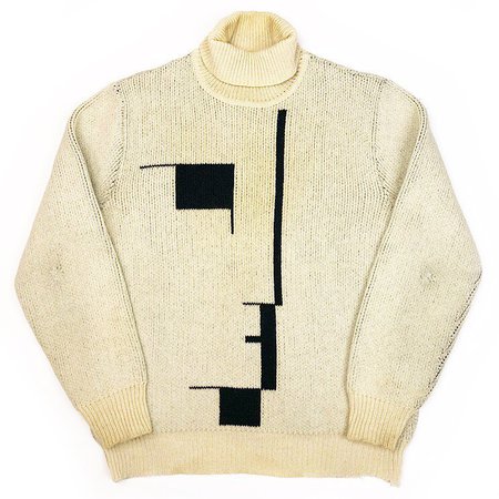 Secret Item Archive sur Instagram : 2003 Raf Simons [Closer] “Bauhaus” Turtleneck Extremely rare sz. 52 - An almost unattainable piece, to see one pop up in a large size is a…