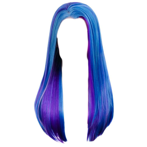 Straight Blue Hair